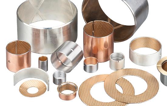 China Jf800 Gunmetal Bronze Bimetal Bearing Bushes Groove Design wholesale